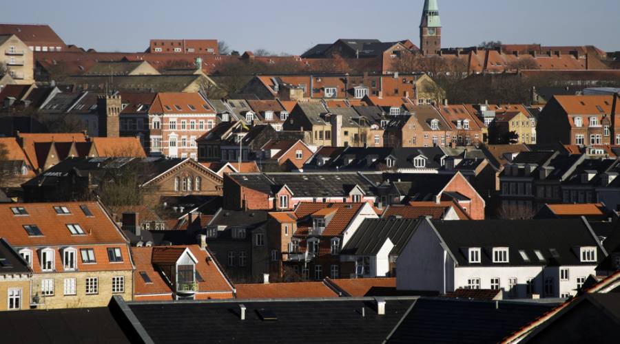 Aarhus vista panoramica