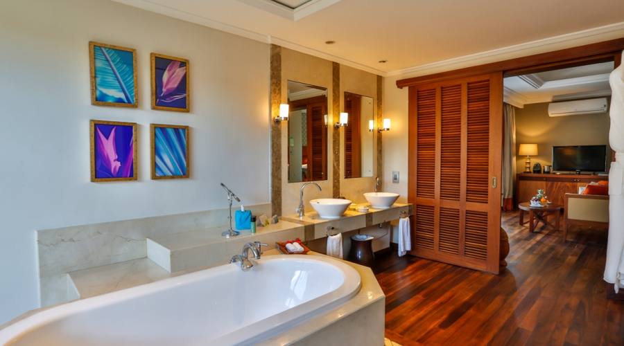 Il bagno della Luxury Suite Pool Villa