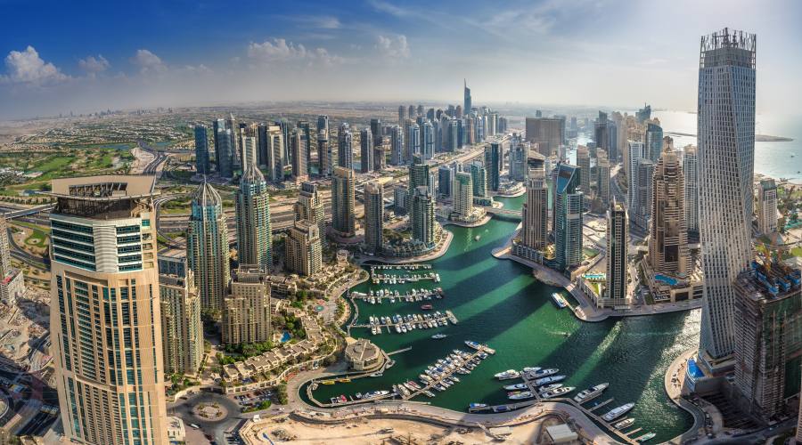 Dubai: vista aerea
