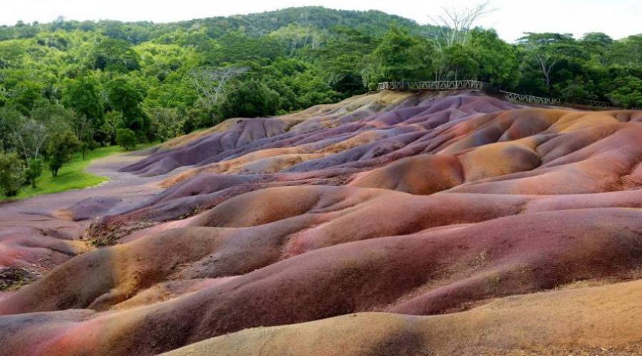 Le terre colorate di Chamarel, Mauritius