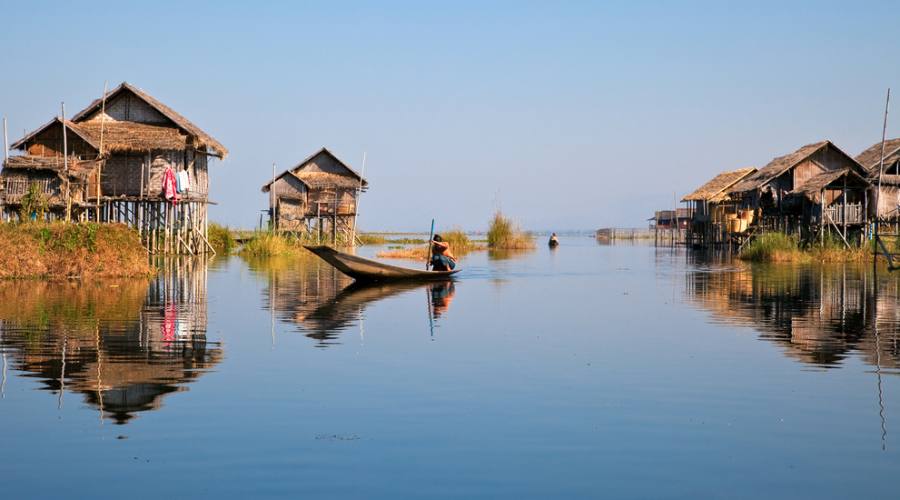 Palafitte sul Lago Inle