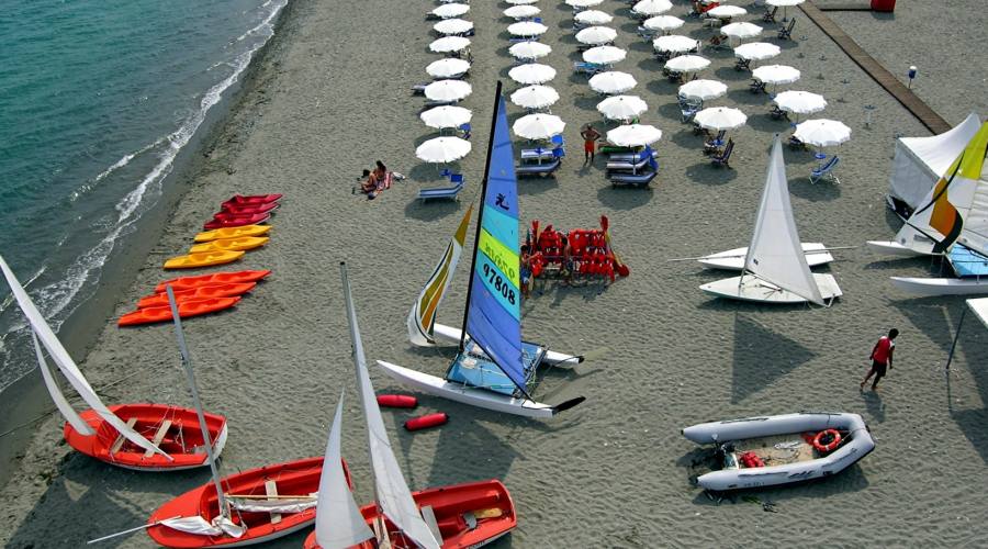 Spiaggia attrezzata