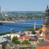Lettonia vista aerea di Riga