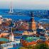 Lettonia vista aerea di Riga