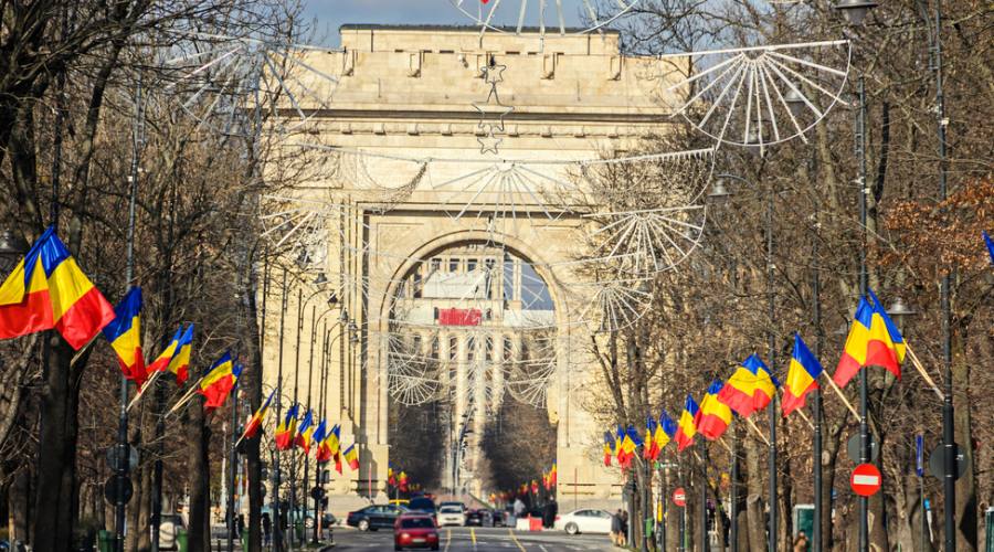 Bucarest , Arco di trionfo