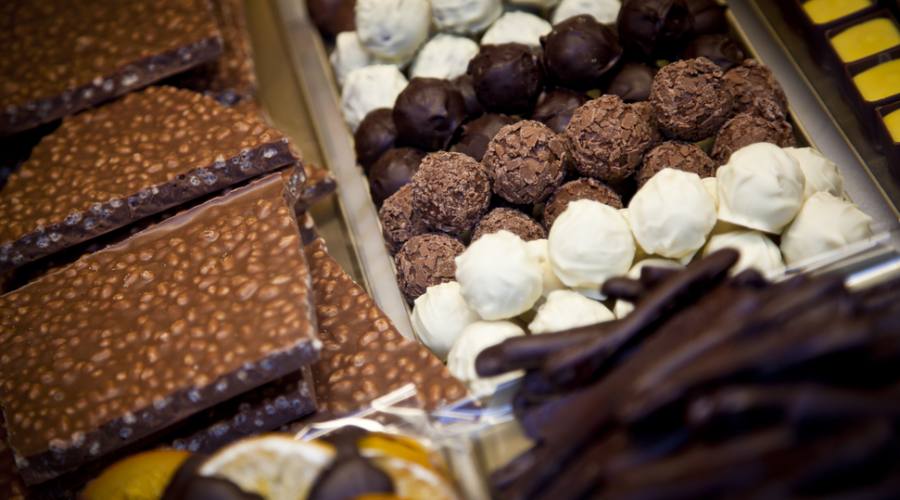 Gustare il cioccolato a Bruges