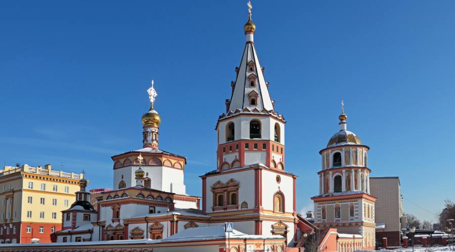 Irkutsk city, the Cathedral of the Epiphany