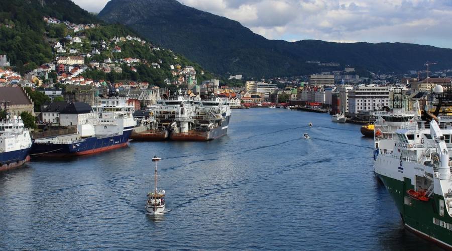 Bergen ingresso al porto