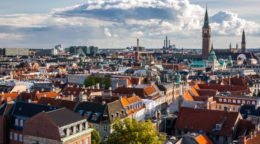 Copenaghen panorama sulla città