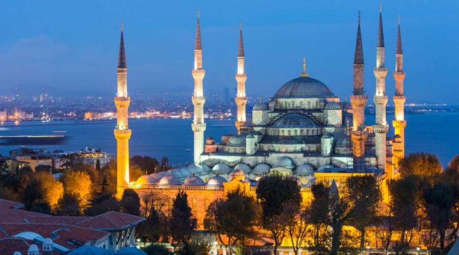 Veduta della Moschea del Sutano Ahmet