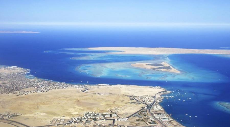 Vista dall'alto su Sharm