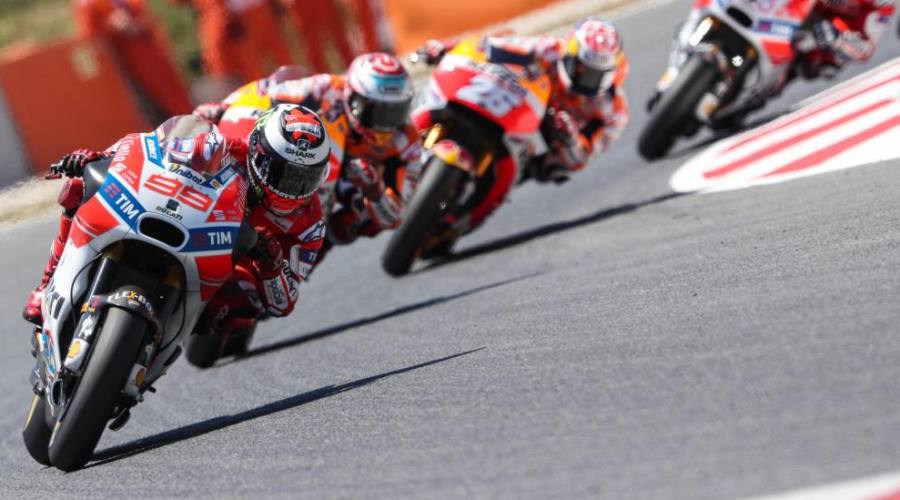 Jorge Lorenzo, Mar Marquez e Dani Pedrosa