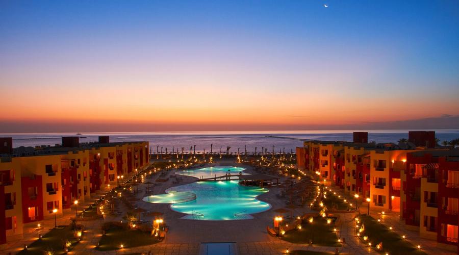 Magic Tulip Resort by night