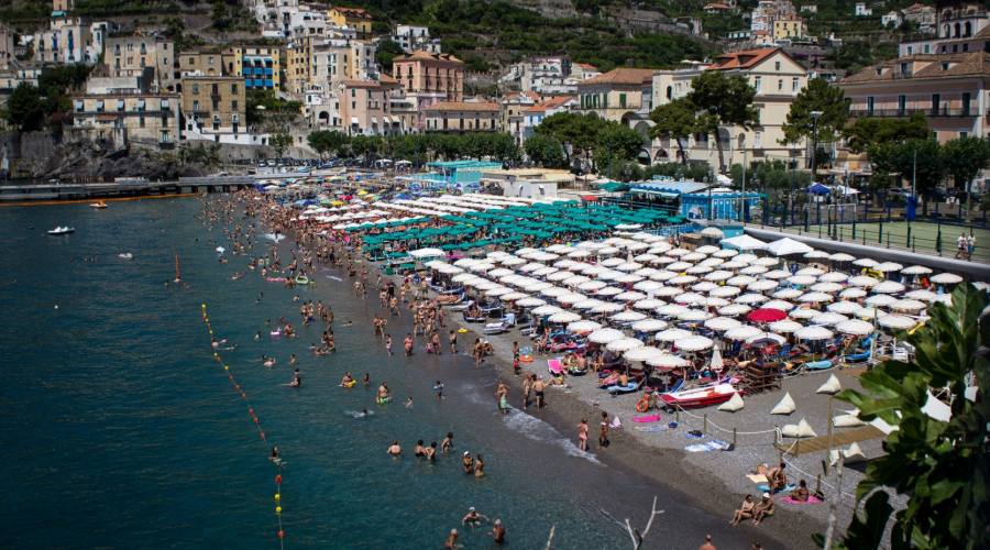 La spiaggia di Minori