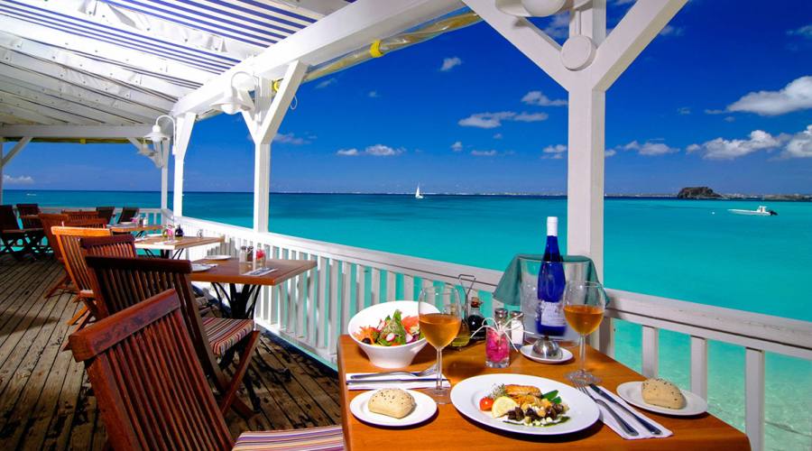 Il ristorante del Grand Case Beach Club