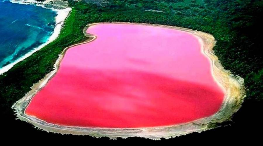 Il lago Rosa