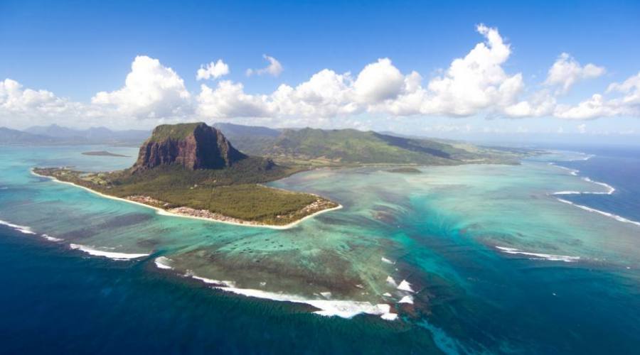 La zona di le Morne, perfetta per Kitesurf e windsurf