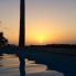 Il tramonto dalla piscina
