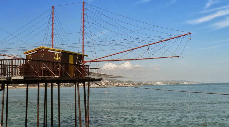 Pescara, trabocco sul mare