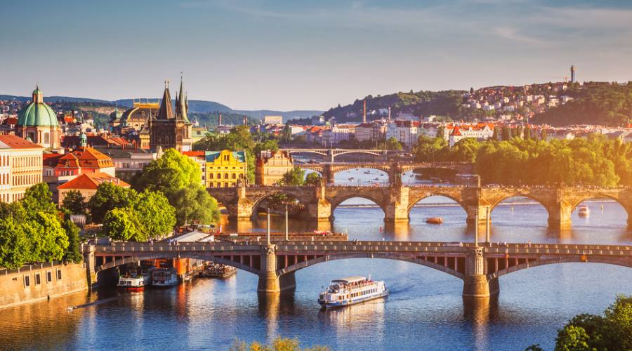 Praga, gita sulla Moldava