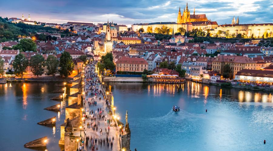 Praga, passeggiata su Ponte Carlo