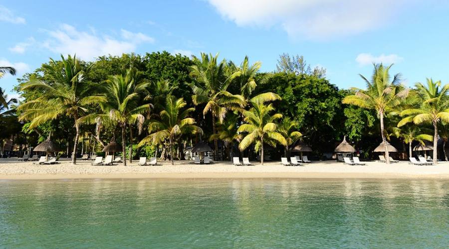 La spiaggia dell'hotel