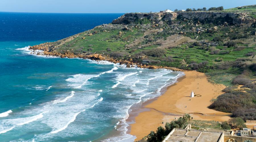 Gozo: Spiaggia di Ramla Bay