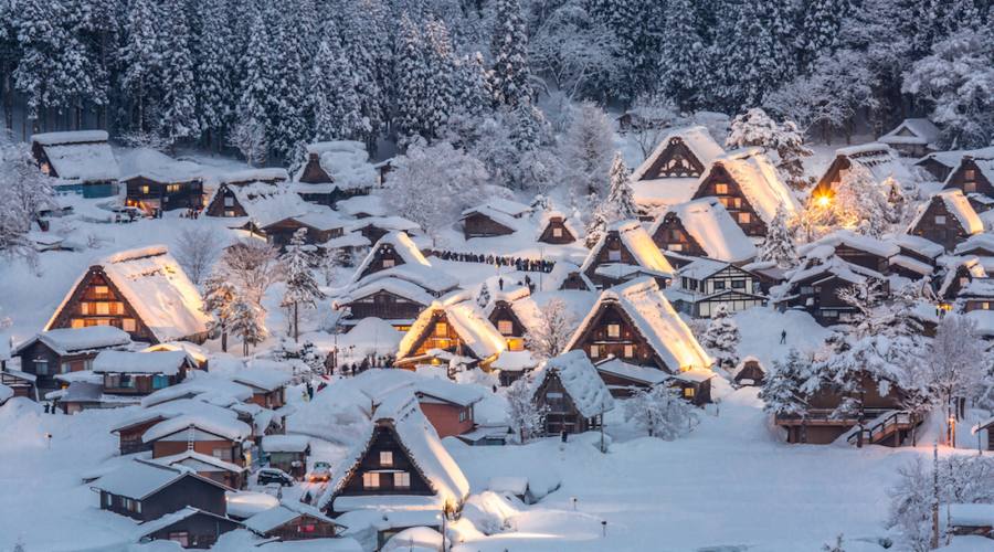 Shirakawago - Paesaggio invernale