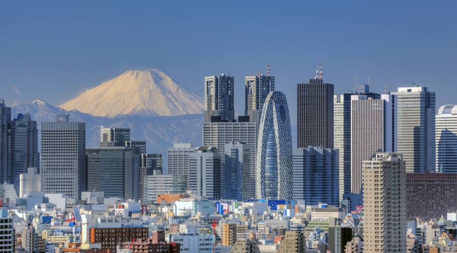 Tokyo e il Monte Fuji