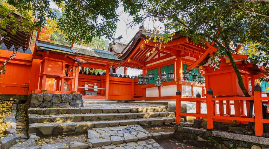 Il Santuario Kasuga Taisha a Nara