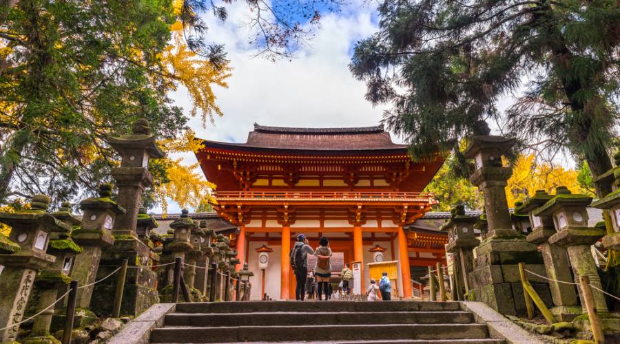 Il Santuario Kasuga Taisha a Nara