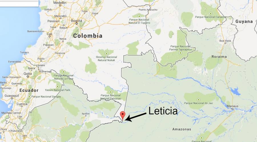 Tour Adventure Nature: Amazzonia mappa