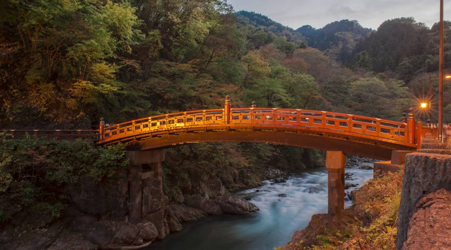 Il ponte Shinkyo a Nikko