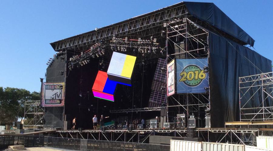 Isle of MTV Malta: Palco