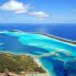 Vista aerea di Bora Bora