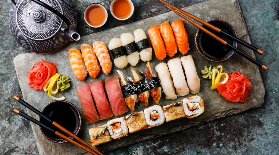 Prelibatezze di sushi