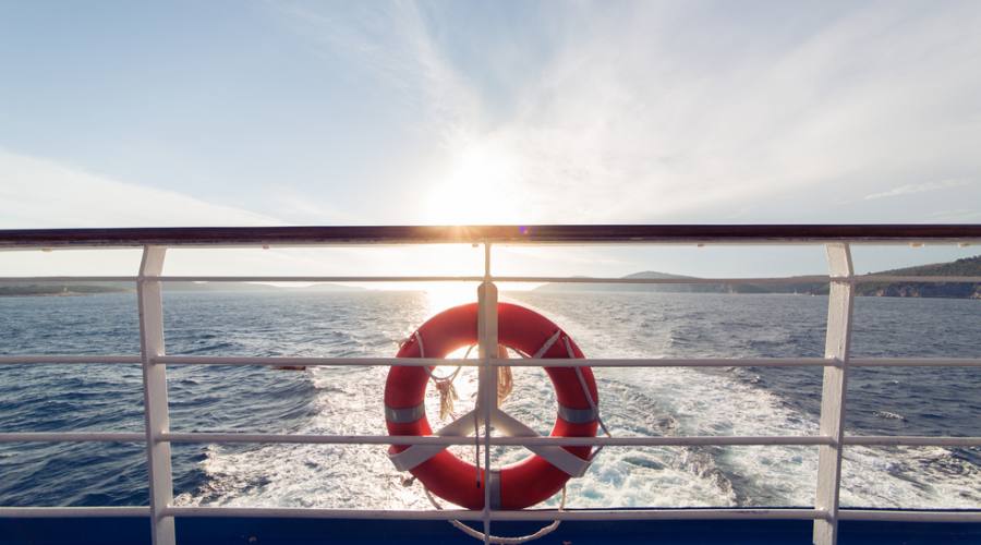 Ring life boy on board