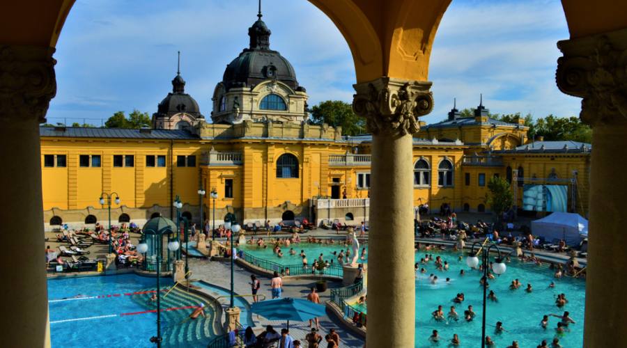 Budapest, alle terme