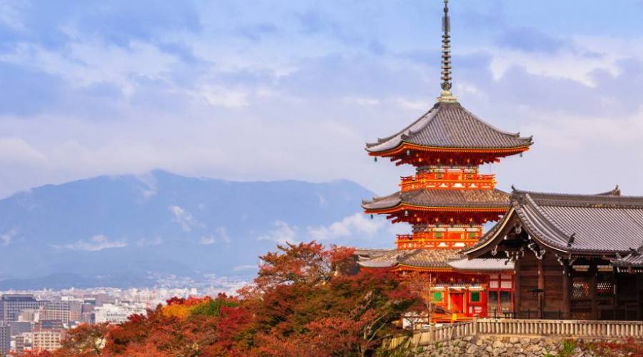 La Pagoda del tempio Kiyomizu-Dera a Kyoto
