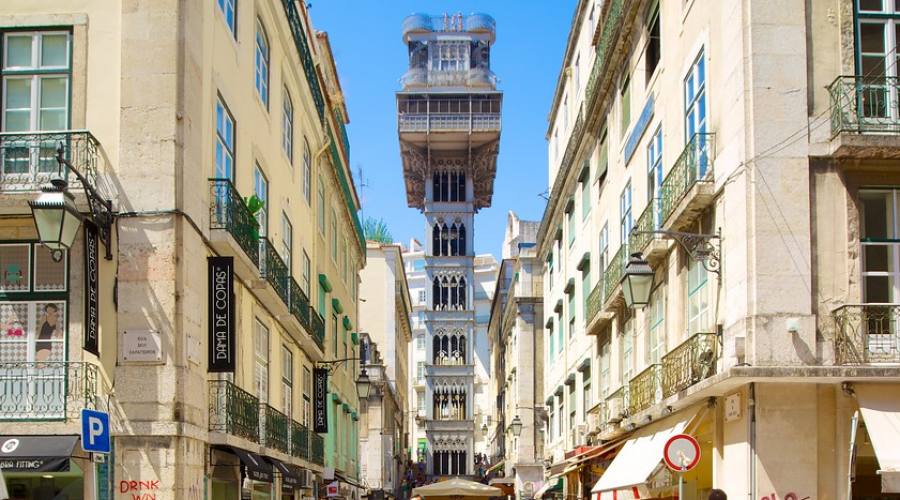 Lisbona, elevador Santa Justa