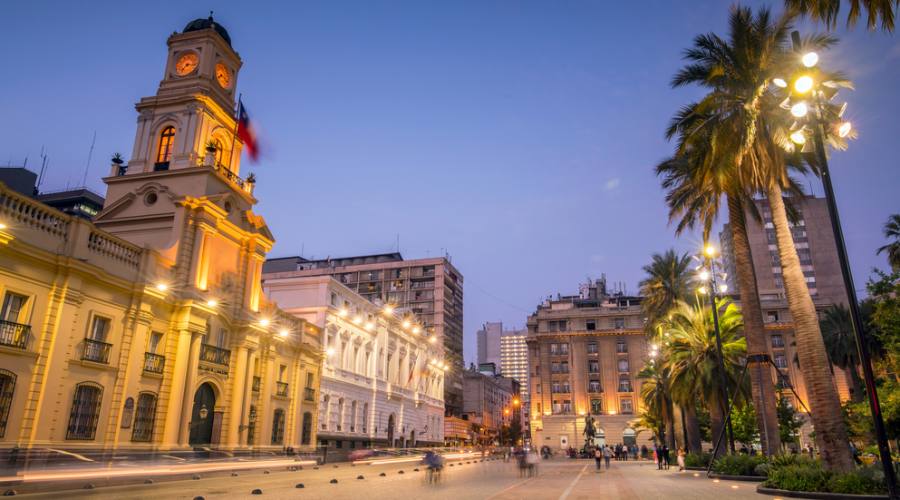 Piazza delle Armi a Santiago