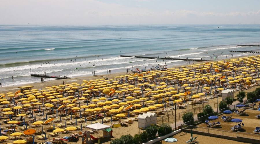 spiaggia dell'hotel