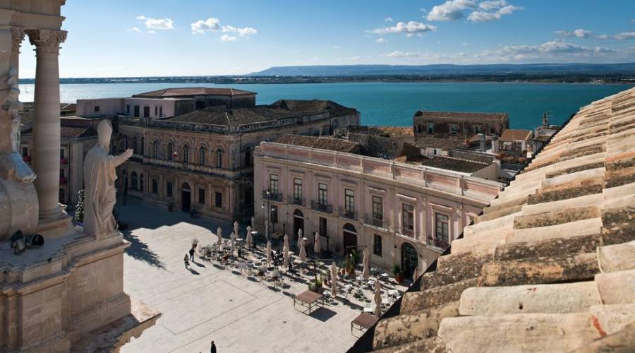 Ortigia- dall'alto di Piazza Duomo