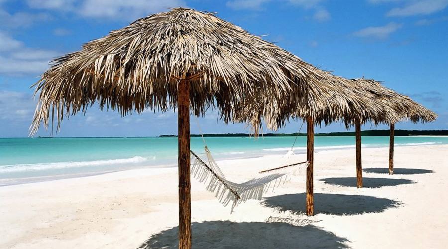 La spiaggia dell'hotel