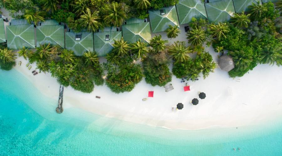 Una delle isole alle Maldive in cui potresti soggiornare