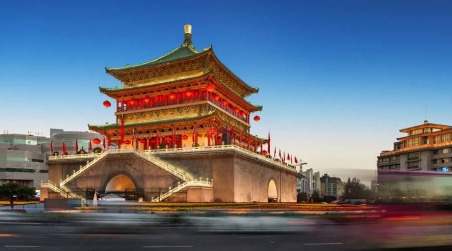 Di fronte alle mura di Xi'An