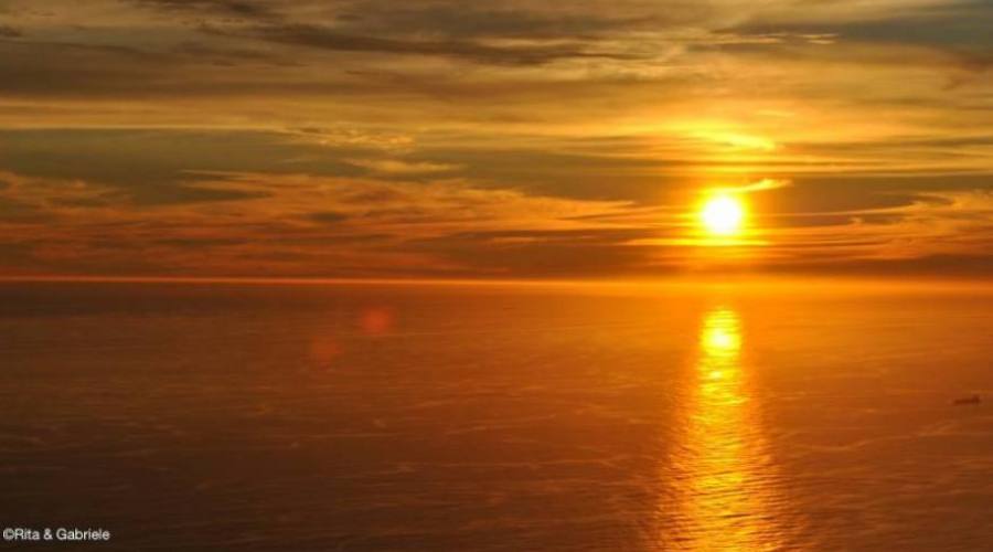 Tramonto dalla Table Mountain