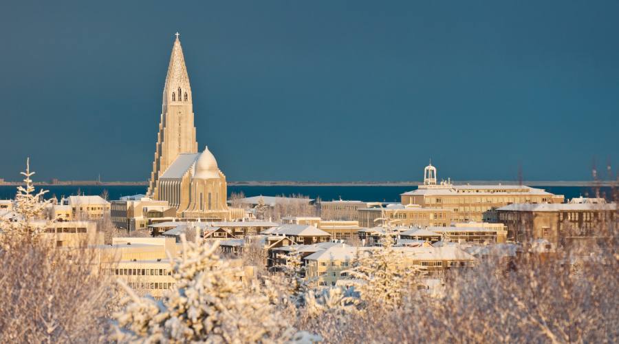 Reykjavik in inverno