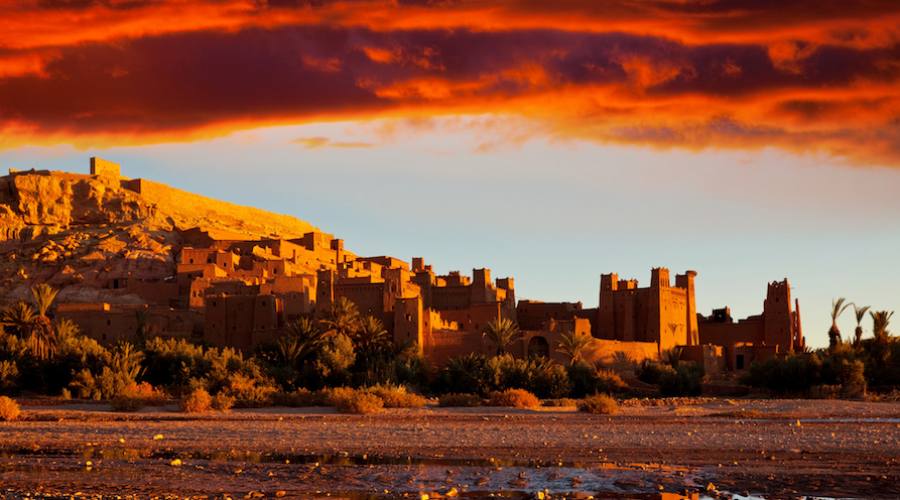 Tramonto a Ait Ben Haddou