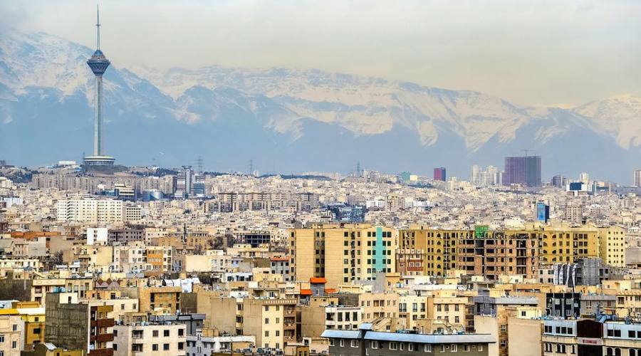 Veduta di Teheran dalla Torre Azadi - Iran